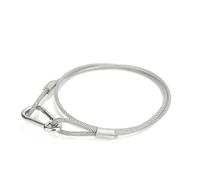 Phefop High Strength Spotlight Steel Wire Stage Safety Rope,High Strength Spotlight Steel Wire Professional Stage Rigging Rope for Moving Head Lights Sound Systems Spotlights Beam (small)