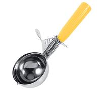 Phefop Ice Cream Scoop, 8cm Stainless Steel Cookie Spoon Sundae Making Tool for Baking Yogurt Gelatos Cake Batter Dough Sorbet Almond Melon Cupcake (5.5CM)