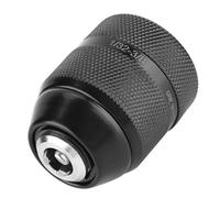 Phefop Keyless Drill Chuck 3/8, 0.8to10MM All Metal Hand Tightened Drill Chuck for Electric Drill with Heat Treatment, Unique Locking Plate, Suitable for Percussion Drills Above 1050W