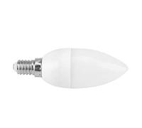 Phefop LED Candelabra Bulbs, Acrylic Material, 5000LM Brightness, E14 Base 3W Equivalent Bulbs for Chandeliers and Ceiling Fans (Tip Tail)