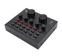 Phefop Live V8 Multifunctional Sound Card for Voices and Recording, Sustainable Metal Housing, Built Lithium Battery, Suitable for Live Musicians and Artists