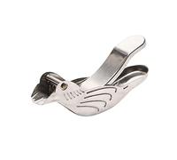 Phefop Manual Lemon Juicer 304 Stainless Steel Citrus Squeezer, Compact Handheld Juicing Tool for Lemons