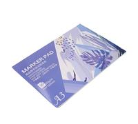 Phefop Marker Drawing Paper Pad Paper A3 for Pencil Pen Ink Charcoal and Marker Artwork, Texture Sheets, 3 Uses for Sketching Illustration and Studio Artists (A3)