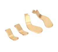 Phefop Metal Paddle Trigger Stainless Steel Controller Paddles Replacement 4 Piece Set Easy Swap Improved Input Response for Series 2 Model 1797 Gamers (Gold)
