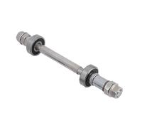 Phefop Metal Wheel Hub Axle, Machining, Easy Installation, High Strength Solid Shaft Lever Accessory, Suitable for Road, Mountain, BMX Bikes Axle + 6000 Bearings ((Rear) axle + 6000