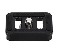 Phefop Mini Aluminum Alloy Plate,with 1/4 Screw and Anti Slip Rubber Pads for Camera Mount Tripod