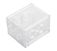 Phefop Mini Aquarium, Tabletop Aquarium, Easy Water Change, Acrylic, Transparent, Explosion-Proof, Ventilated, Multifunctional, DIY, Ornamental Fish, Beginners, Enthusiasts (High (High Transparent)