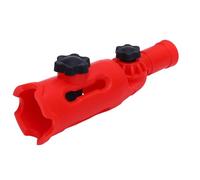 Phefop Multi Angle Paint Brush Extender, Extension Pole Attachment Holder with 180° Rotatable Head for High Ceiling, Corner Painting, Roller and Scraper Handle, Universal ABS Clamp