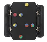 Phefop Music Education Ukulele Chord Aid Black Clip On 23 26 Inch, 6 Color Coded System Visual Learning, for Classroom Teaching and Group Music Lessons (ukulele booster)