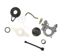 Phefop Oil Pump Gear Kit, Metal Plastic Chainsaw Accessories, Easy Install Replacement for 362 365 371 372 Chainsaws, Compatible Repair Parts