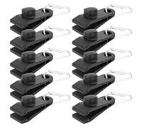 Phefop Outdoor Tent with Fixing Fixing Clips Outdoor Files Robust to Camp the Ovban Caravans Includes +10 10 Clips Rings
