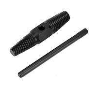Phefop Pipe Screw Extractor, Double Head High-Carbon Steel Pipe Broken Screw Extractor G1/2in + G3/4in Dual Use for Water Broken Removal