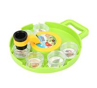 Phefop Plastic Outdoor Science Observation Magnifier Box Container Viewer, Kids Catcher with Magnifying Lens, Great or Exploring Nature, 18.5x22.5cm