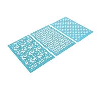 Phefop Polymer Clay Silk Screen Kit, Polyester Material, Easy-to-Use Stencils for Crafting Fun, Suitable for Kids and Adults (201, 207, 224)