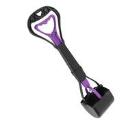 Phefop Pooper Scooper for Dogs, Plastic Long Handle Dog Poop Scoop, Heavy Duty Pet Pooper Scooper for Yard and Grass