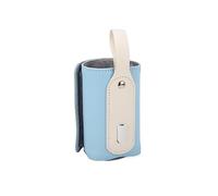 Phefop Portable Baby Bottle Warmer USB Powered, Microfiber Material, Intelligent Temperature Control, Suitable for Travel and Nursery Use (Blue)