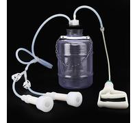 Phefop Portable Milking Machine, Manual Plastic Milker Kit with 3L Bottle and Hand Pull Vacuum, Gentle Suction for Sheep Goat Home Use Small Scale Farm (For sheep)