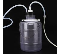 Phefop Portable Milking Machine, Manual Plastic Milker Kit with 3L Bottle and Hand Pull Vacuum, Gentle Suction for Sheep Goat Home Use Small Scale Farm (For cattle)