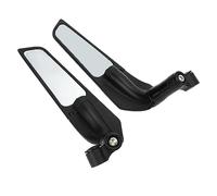 Phefop Premium Motorcycle Rear Mirror Set for S1000RR, Shock Resistant Handlebar Mirror, Improved Motorcycle Cyclist Safety, 2PC Aluminum/Rubber/Glass