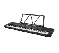 Phefop Professional Plastic Plastic Keyboard Piano Microphone and Audio Cable 61 Electric Piano Multifunction Keys for Adults and Children