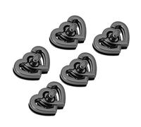 Phefop Purse Twist Lock, Alloy Double Love Heart Handbag Turn Lock for DIY Craft, Perfect for Leather Bags and Wallets