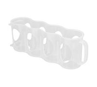 Phefop Refrigerator Can Storage Box with Handle, Transparent Reusable Drink Holder Organizer for Cabinets, Easy to Design with Ventilated Bottom, Space-Saving Plastic Can Holder