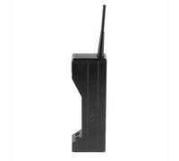 Phefop Retro Brick Cell Phone Ornament, 90s Phone Prop Old Fashioned Portable Props Vintage Brick Decor Iron Vivid Cellphone Model for Photography Movie Scene Home Desktop (Black)