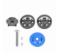 Phefop Road Bike Accessory, Aluminum Alloy GPS Speedometer Holder Top Cap, Fits Cat Eye Bryton, Compatible for 28.6mm Stem for Road and Mountain Bikes (Blue)