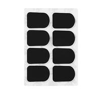 Phefop Saxophone Clarinet Mouthpiece Pad Patch Cushion for Soprano Alto Tenor Instruments Protects Teeth and Mouthpiece Made of Durable Rubber with Strong Adhesion (Black)