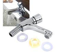 Phefop Self Closing Tap, Time Delay Sink Faucet with 5-Second Auto Shut-Off, G1/2" Female Thread, Water Saving Push Button Tap for Public Bathroom, Kitchen, Vanity