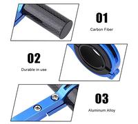 Phefop Send a Extensive Carbon Fiber Bicycle Light Support for the Velocimeter-double Bicycle Support for the Design of the Strength, Breaking the Space Limit for Cyclists (Blue)