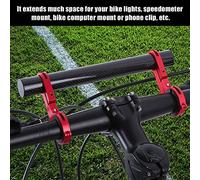 Phefop Send a Extensive Carbon Fiber Bicycle Light Support for the Velocimeter-double Bicycle Support for the Design of the Strength, Breaking the Space Limit for Cyclists (Red)