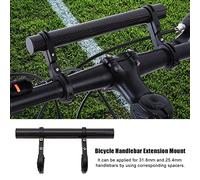 Phefop Send a Extensive Carbon Fiber Bicycle Light Support for the Velocimeter-double Bicycle Support for the Design of the Strength, Breaking the Space Limit for Cyclists (Black)