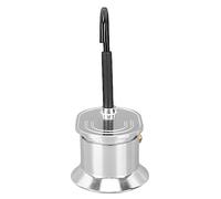 Phefop Single Tube Moka Pot, 50ml Aluminum Alloy Stovetop Spout Coffee Maker 1 Cup Italian Percolator for Outdoor Parties Travel Home Camping Garden Kitchen