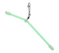 Phefop Small PVC Fishing Tube Balance 7cm-15cm, Quick and Convenient, Fluorescent Effect, with Hollow Design, Lightweight and Easy to Carry for Fisher Tackle Accessory (10cm (5 packs))