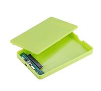 Phefop SSD Case, Anti-Fingerprint, No Screws Required, SSD External Box, Up to 480Mbps, Easy to Assemble and Disassemble, Travel, Business Trips, Meetings, External SSD