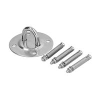 Phefop Stainless Steel Hammock Hook, Exercise Machine Attachments Ceiling Hook with Expansion Screw/Fastener for Suspension Straps Battle Ropes Bands Gym Equipment Stainless Steel