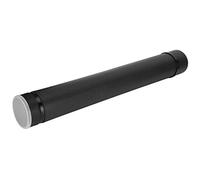 Phefop Teletube Compact Telescopic Drawing Tube, Plastic Extendable Storage Case for Artists, 24.8 to 42.5 Inches Adjustable Length, Perfect for Drawings and Blueprints (Black)