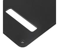 Phefop Tremolo Cavity Cover Guitar Back Plate Plastic Backplate Simple Installation Scratch Cover for Electric Guitars Black Replacement Part for Players Repair Use (Black)