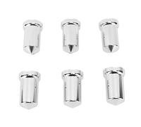 Phefop Truck Wheel Nut Covers ABS Chrome 33 Mm Flange Nut Covers Push On for Most Trailers Nice Appearance (20Pcs)