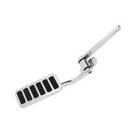 Phefop Universal Aluminum Gas Pedal, Polished Throttle Pedal with Non Slip Rubber Pads and Adjustable Cable Holes, for Classic Cars Hot Rods and Custom Vehicles, 2x4.5in