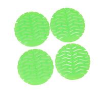 Phefop Urinal Screen Deodorizer, Imported Soft Rubber Urinal Guards 4 Pack with Biological Enzymes, Odor Control Clog Prevention Long Lasting Use for Office Restaurant School Toilets