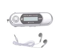 Phefop USB 2.0 MP3 Player Retro Digital Music Player with LCD Display Supports MP3 WMA Auto Shutdown Expandable Up to 32GB with Earphone for Travel Outdoor (Silver)