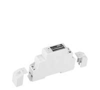 Phefop Voltage Testers Rail Electric Meter Electronic KWh Meter 35mm Din Rail Mount Pulse Output Passive for AMR Solar Sub Metering 5A Digital 1 Phase 2 Wire 1p Din 1p 2 Wire