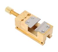 Phefop Watch Repair Vise Clamp, Multifunctional Jewelry Carving Tool Metal Holder Tool for Sculpture Craft, and Walnut Carving Splint Hole 0.2 to 1.5mm