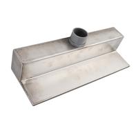 Phefop Waterfall Outlet Decorative Spillway for Garden Pond Stainless Steel (400MM)