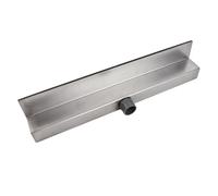 Phefop Waterfall Outlet Decorative Spillway for Garden Pond Stainless Steel (500MM)