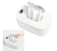 Phefop Wet Wipes Dispenser Heater, PC Material, Top Heating Design, Large Capacity Baby Wipe Warmer, Perfect for Babies and Caregivers, Fits Most (Temperature Adjustable)