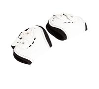 Phefop White Breathable Horse Fetlock Boots, Boots Resistant Hind Leg Protection with Ventilation Holes and Non Slip Design, Neoprene Lined Horse Hind Leg White Breathable (Medium: Approx.