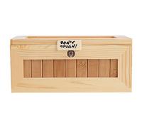 Phefop Wooden USB Electronic Box Toy, Cute Tiger Interactive Stress Relief Desk Decor, Perfect for Home Office